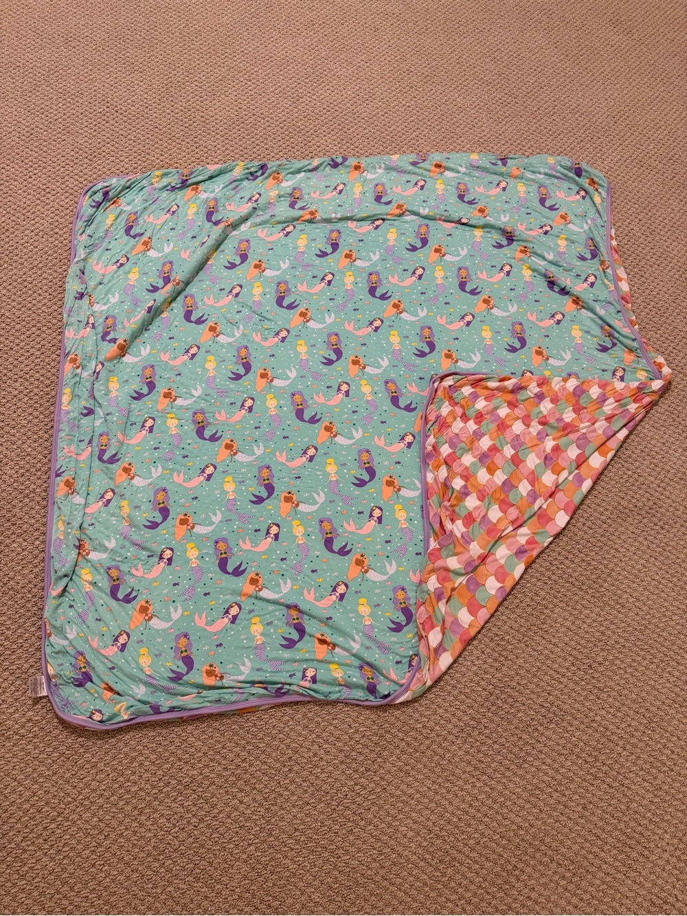 Little Sleepies Mermaid Cloud Blanket